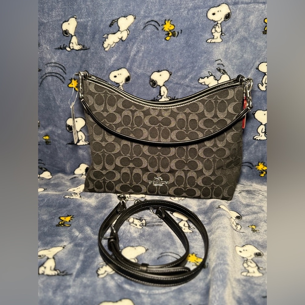 Coach Black Denim Laurel